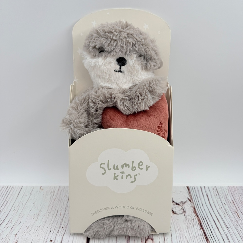 Slumberkins Otter Plush Toy Grey Caring Crew Building Connections New No‎ Book